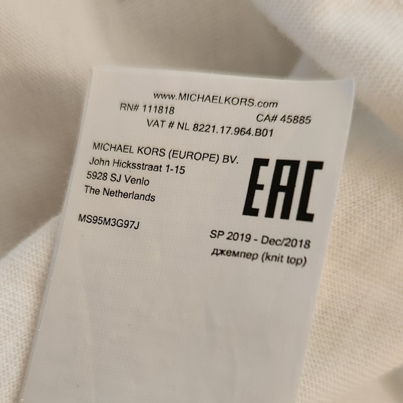 Michael Kors white cotton tshirt - Picture 10 of 10